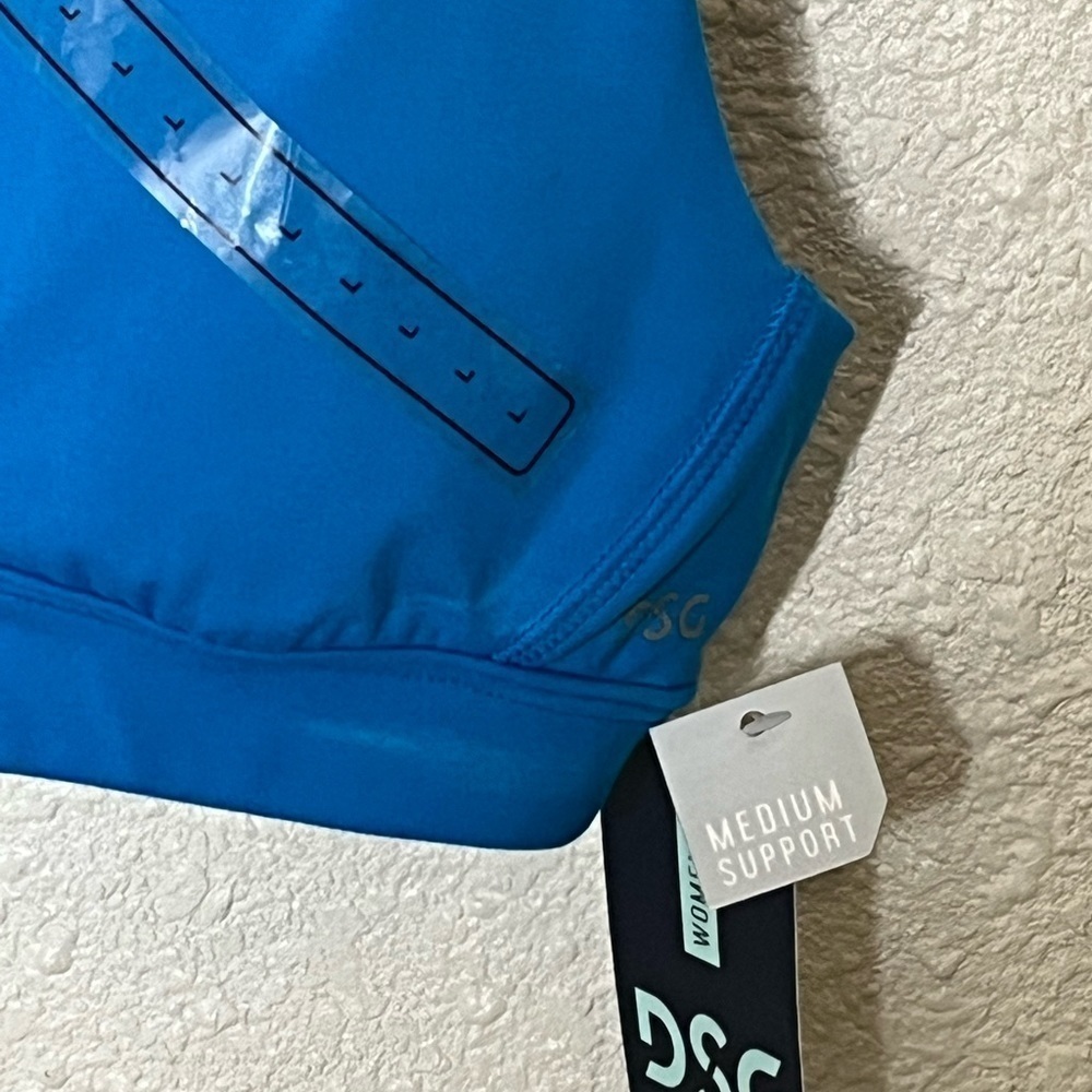 NWT DSG Blue Sports Bra Sz XS - Picture 2 of 5